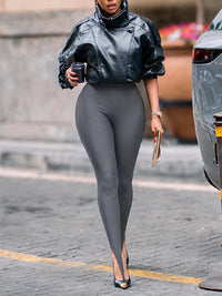Sleek Stirrup High-Waist Leggings