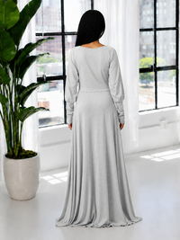 Bishop Sleeve Maxi Dress