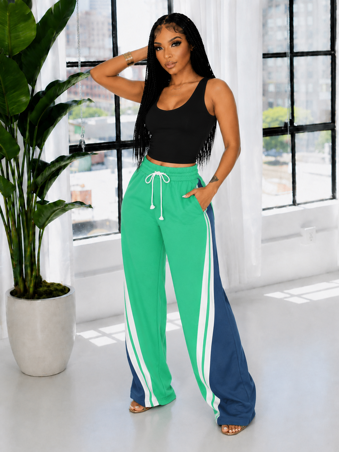 Side Stripe Sweatpants