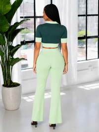 Polo Top & Pants Set