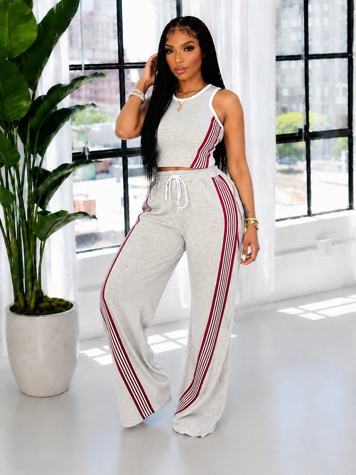 Stripe Tank Top & Pants Set