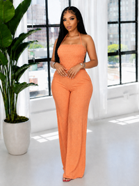 Halter Wide-Leg Jumpsuit