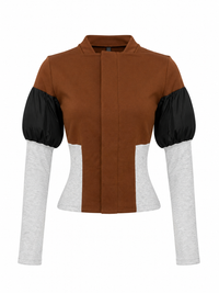 Three-Tone Combo Jacket
