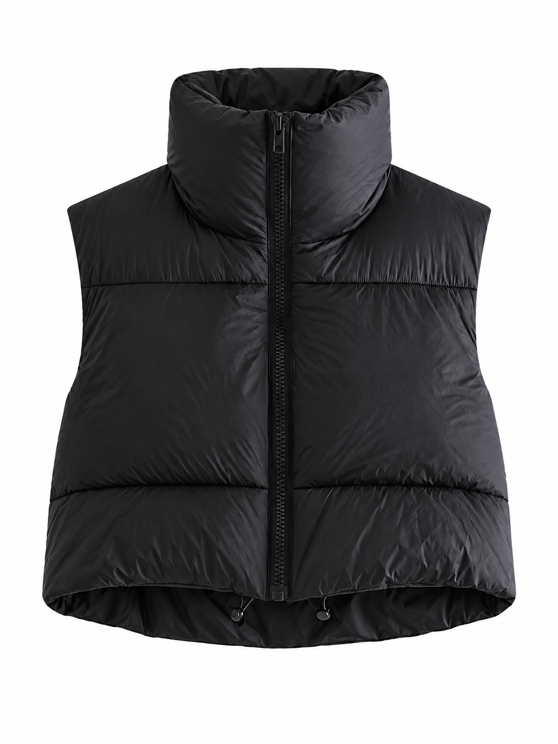Zip-Front Puffer Vest