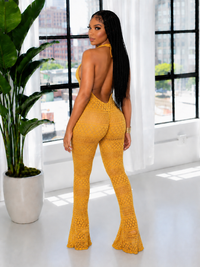 Lace Halter Jumpsuit