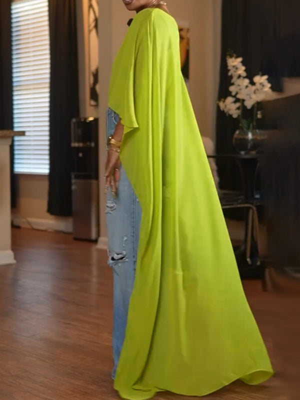 High-Low Sheer Tunic Top