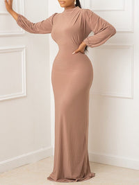 Solid Maxi Dress