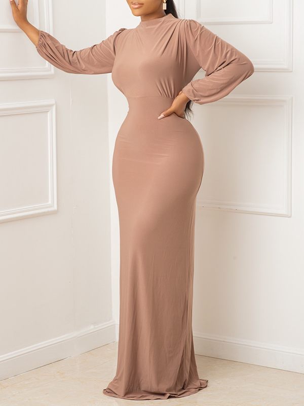 Solid Maxi Dress
