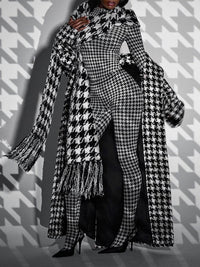 Houndstooth Top & Pants Set