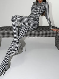 Houndstooth Top & Pants Set