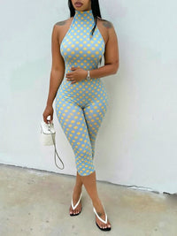 Dot Halter Jumpsuit