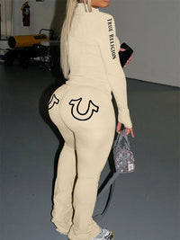 Logo Zip Top & Pants Set