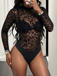 Leopard Sheer Bodysuit