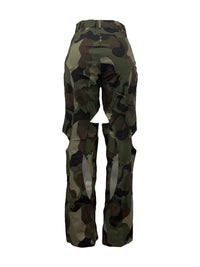 Camo Cutout Pants