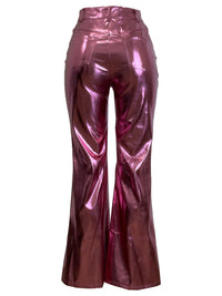 Metallic Flared Pants