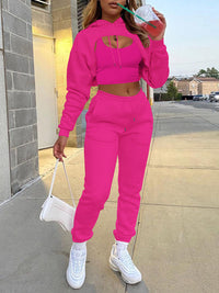 Hooded Three-Piece Set