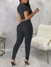 Ribbed Crop Top & Pants Set