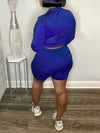 Zip-Front Top & Shorts Set