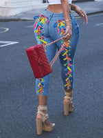Bellizimos Lace-Up Skinny Jeans