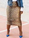 Bellizimos Leopard Pencil Skirt