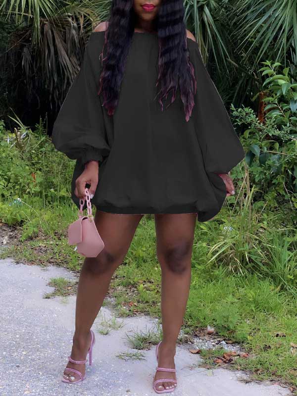 Bellizimos Off-Shoulder Parachute Dress