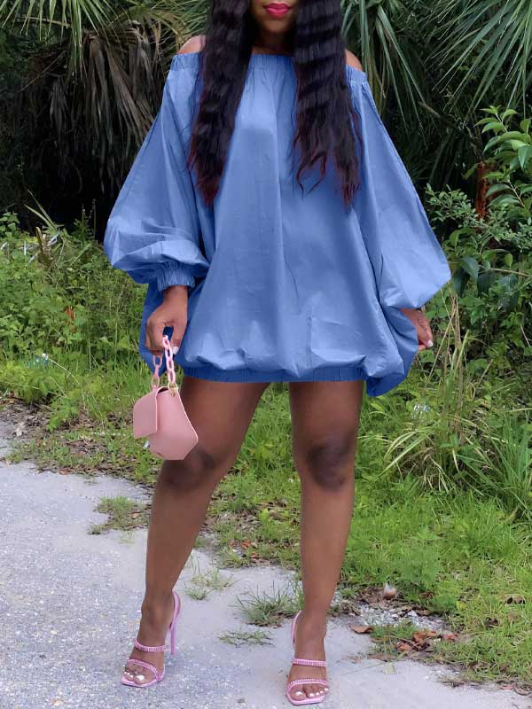 Bellizimos Off-Shoulder Parachute Dress