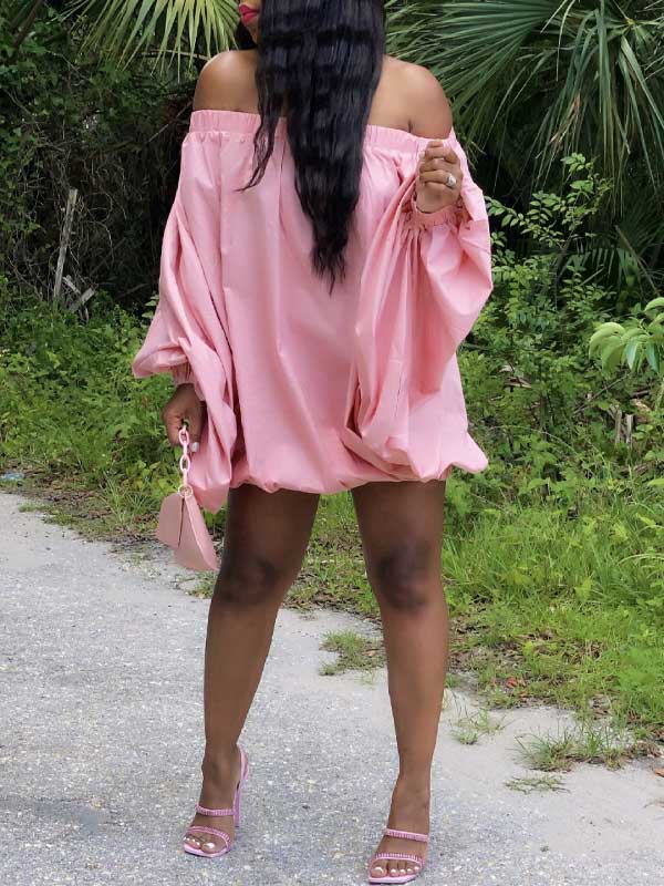 Bellizimos Off-Shoulder Parachute Dress