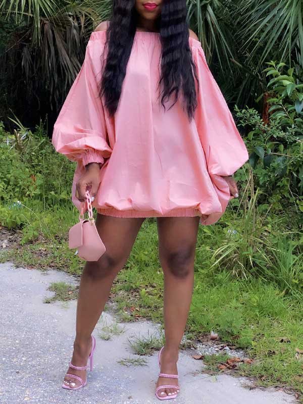 Bellizimos Off-Shoulder Parachute Dress