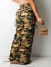 Camo Drawstring Skirt