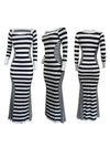 Stripe Mermaid Dress
