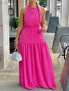 Bellizimos Sleeveless Elastic-Waist Maxi Dress