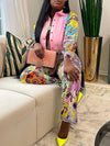Printed Shirt & Pants Set