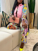 Printed Shirt & Pants Set