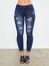 Distressed Skinny Jeans--Clearance