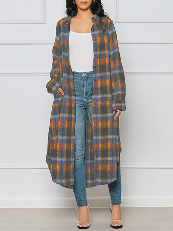 Plaid Shirt Jacket