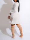 Bellizimos Boat-Neck Cutout Knit Dress