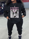 Graphic Sweatshirt & Pants Set