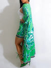 Printed Kimono & Shorts Set