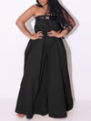 Bellizimos Strapless Belted Jumpsuit
