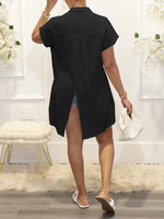 Solid Slit Shirt