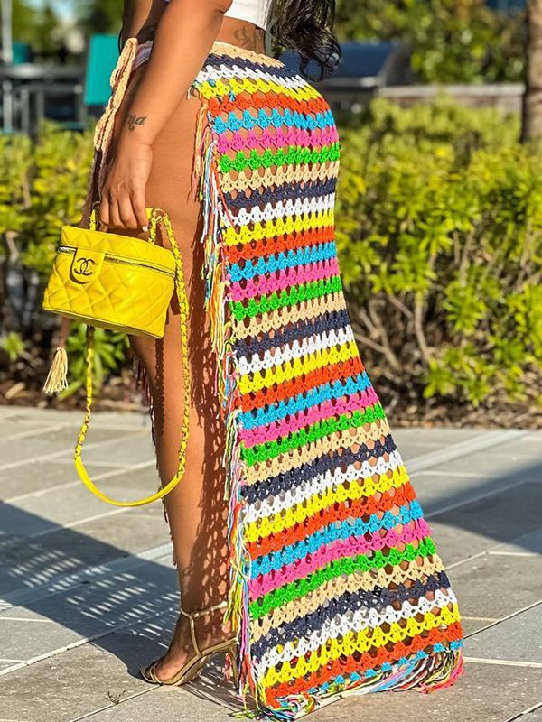 Fringe Crochet Skirt