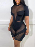 Black Sheer-Combo 2PC Set