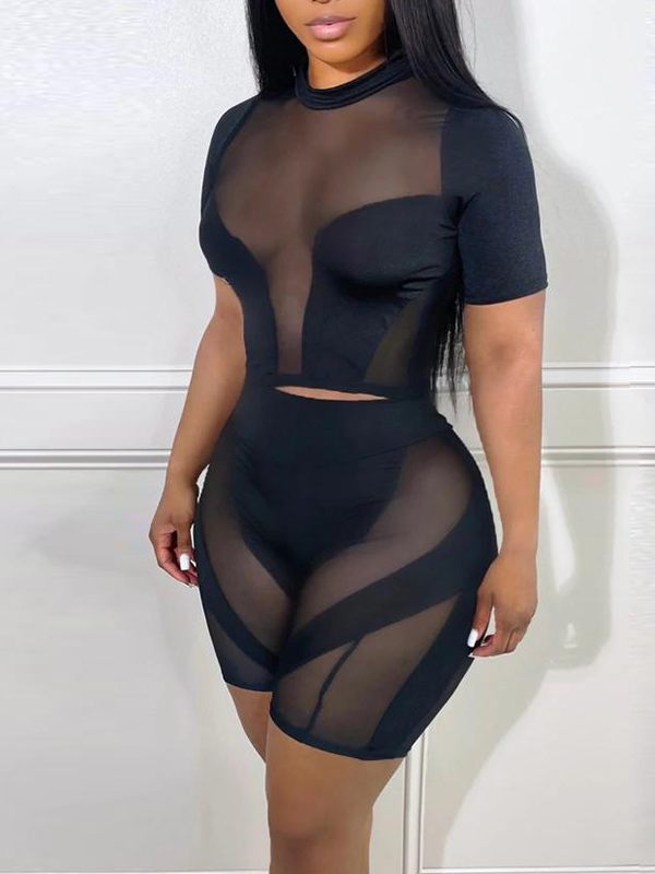 Black Sheer-Combo 2PC Set