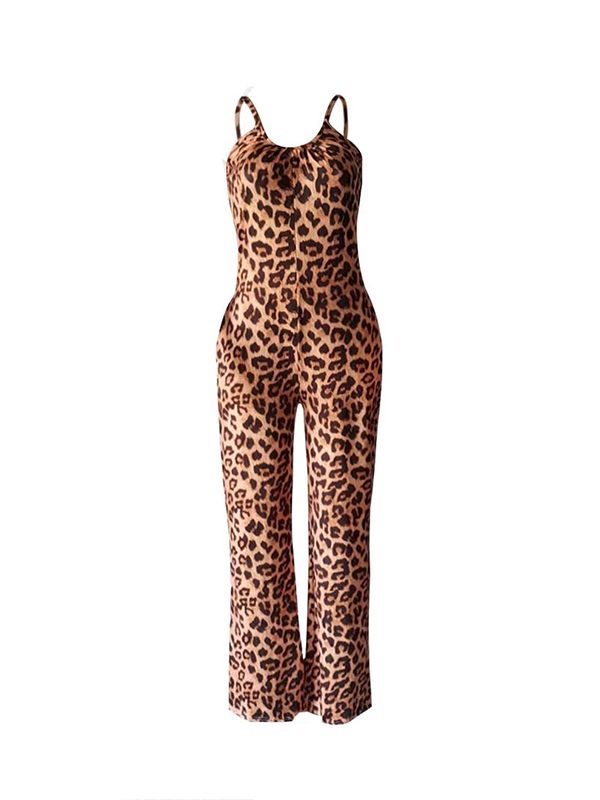 Leopard Cami Jumpsuit