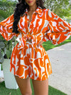 Printed Shirt & Shorts Set