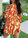 Printed Shirt & Shorts Set