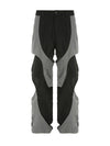 Two-Tone Cutout Pants