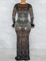Studded Sheer Dress