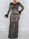 Studded Sheer Dress