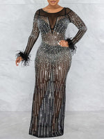 Studded Sheer Dress